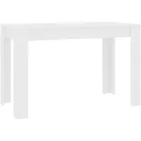 vidaXL Esstisch Weiß 120x60x76 cm Holzwerkstoff