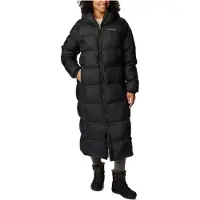Columbia - Isolierende und wasserabweisende Stepp- Und Daundenjacken - Puffect II Long Jacket Black für Damen - Größe XS - schwarz