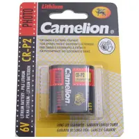 Camelion CR-P2-BP1, Wiederaufladbarer Akku, Lithium, 6 V, 1 Stück(e), 1400 mAh, 35,6 mm