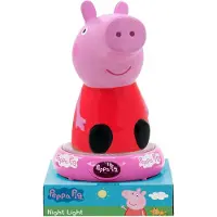 Pipsa Possu Nachttischlampe 3D, Peppa Pig, 25 cm Peppa Pig