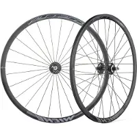 Miche Laufradsatz Pistard 622-15C schwarz für Drahtreifen Speichen schwarz