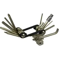 Vwp multitool 11 in 1 schwarz/silber 7 cm 11 Funktionen