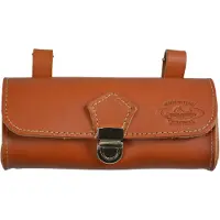 Selle Monte Grappa Satteltasche Leder Cognac mit Logo