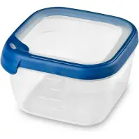 Curver Grand Chef Frischebehälter Quadratisch 1.2L Transparent/Dunkelblau