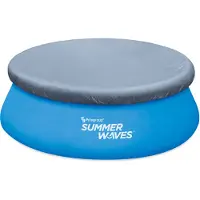 Summer Waves Pool Cover Abdeckplane rund 244 cm Poolplane