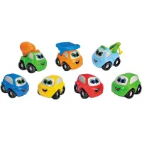 ABC Baby- & Kleinkindspielzeug Auto City Team 4 Autos, 3 Baustellenfahrzeuge 204115014