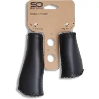 Selle Orient Ledergriffe schwarz 130/92 mm