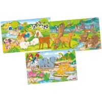 Goki Puzzleset Tiere