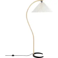 Gubi Timberline Stehleuchte White/Oak/Birch - , Timberline, Holz, für Wohnzimmer, Holz, Design