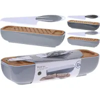 Excellent Housewares Brotkasten in grau | Gr.: onesize