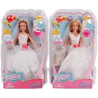 VAN MANEN Braut Modepuppe 29 cm weiß Spielzeug Hochzeit