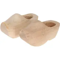 Playwood Holz-Clogs, 6 cm, zur Dekoration
