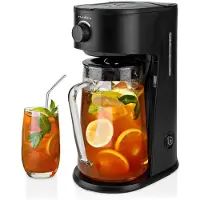 Nedis KAICM200FBK, Filterkaffeemaschine, 2,5 l, Gemahlener Kaffee, 750 W, Schwarz