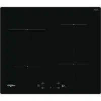 Whirlpool WS Q7360 NE, Schwarz, Integriert, 59 cm, Zonen-Induktionskochfeld, Glaskeramik, 4 Zone(n)