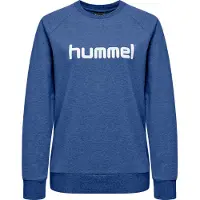 Hummel Sweatshirt Damen Cotton Logo