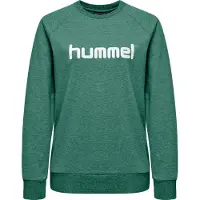 Hummel Sweatshirt Damen Cotton Logo