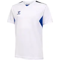 Hummel hmlAUTHENTIC PL JERSEY S/S KID WHITE/TRUE BLUE WHITE/TRUE BLUE 152