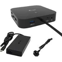 ITEC i-tec USB-C HDMI Dual DP Docking Station with Power Delivery 100 W + Universal Charger 100 W, Kabelgebunden, USB 3.2 Gen 1 (3.1 Gen 1) Type-C, 100 W, 10,100,1000 Mbit/s, Schwarz, 10 Gbit/s