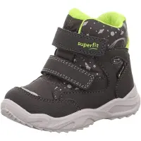 Superfit Stiefel Synth. Glacier Kinderschuhe Jungen Winterstiefel Grau, Schuhgröße:23 EU