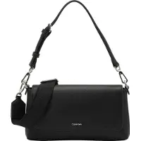 Calvin Klein Stylische Damenschultertasche in Schwarz mit abnehmbaren Trägern