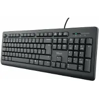 Trust Tastatur Computerzubehör Taro Spanisch QWERTY Layout Spritzwassergeschuetzt