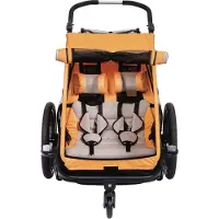 Xlc BS-X125 Textilsitz mit Gurt Textilsitz für Trailer DUO S marigold-anthrazit 3092070010