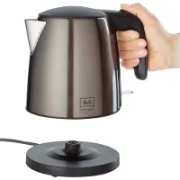 Melitta 1018-06, 1 l, 2200 W, Metallisch, Grau, Edelstahl, Wasserstandsanzeige, Drahtlos