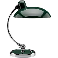 Fritz Hansen Schreibtischlampe Kaiser Idell 6631-T Luxus, grün, für Wohn- / Esszimmer, Messing, Design, Tischlampe