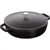 Staub Schmorpfanne Chistera Schwarz 28 cm
