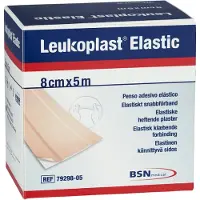 Leukoplast Elastic Pflaster 8 cmx5 m Rolle 1 St