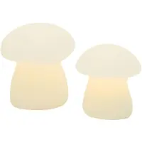 Sirius Home LED-Figur Pilz Elvina, 2er Set, Weiss
