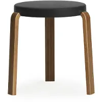 Normann Copenhagen Hahnhocker Walnuss/Schwarz