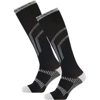 Poederbaas Skisocken Lightweight Functional Black (2er-Pack)-Schuhgröße 35 - 38