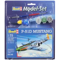 Revell P-51D Mustang, Fixed-wing aircraft model, Montagesatz, 1:72, North American P-51 Mustang, Kunststoff, Second World War
