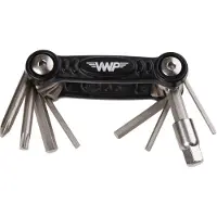 Vwp multitool Torx 7 cm schwarz/silber 9 Funktionen