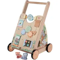 Jouéco kinderwagen The Wildies Family junior 45 cm Holz