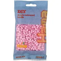 HAMA Beads Strijkkralen - Pastel Roze (95), 1000st.
