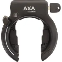 Axa Solid Ringslot - hoher Qualitätsrahmenschlitz, extra breites Öffnen, Kunst 2 Sterne, schwarz - 58 mm