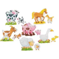 Goki Puzzleset Bauernhoftiere