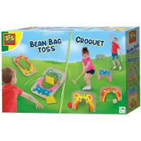 SES Creative Outdoor Games - Krocket und Sitzsackwurf - - One Size - Spiele