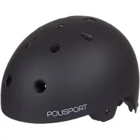 Polisport Urban Fietshelm - Zwart | M (57 - 58 cm)