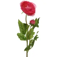 Basic Kunstbloem Ranonkel 57 Cm Rood