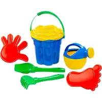 Cavallino Toys Classic Bucket Set Blue, 7dlg.