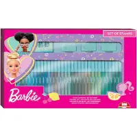 Multiprint Barbie Malset mit Stempeln, 41-tlg.