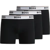 BOSS Dreierpack eng anliegende Boxershorts aus Stretch-Baumwolle Grösse M