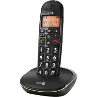Doro Phone EASY 100W Strahlungsarmes Schnurlostelefon, Rufnummernanzeige, 10h Sprechzeit, 4 Tage Standby, Freisprechfunktion, DECT