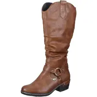 Rieker Westernstiefel, Blockabsatz, Cowboystiefel mit wasserabweisender riekerTEX-Membran