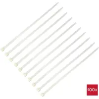 TRU COMPONENTS TC-12626016 Kabelbinder 550 mm 12.7 mm Naturweiss HVAC 100 St.
