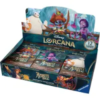 Disney Lorcana TCG Azurite Sea Booster Box Display 24 Pcsbeschädigt