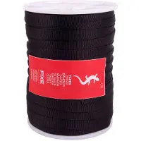 Fixe Climbing Gear Tubular Webbing 25 Mm Bandschlinge Schwarz 100 m Schwarz 100 m